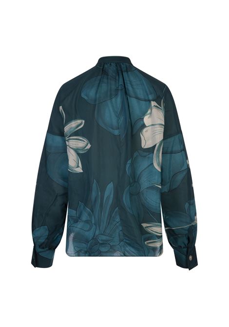 Camicia Talestri - Teal Flowers FOR RESTLESS SLEEPERS | CA010331-TE00831971